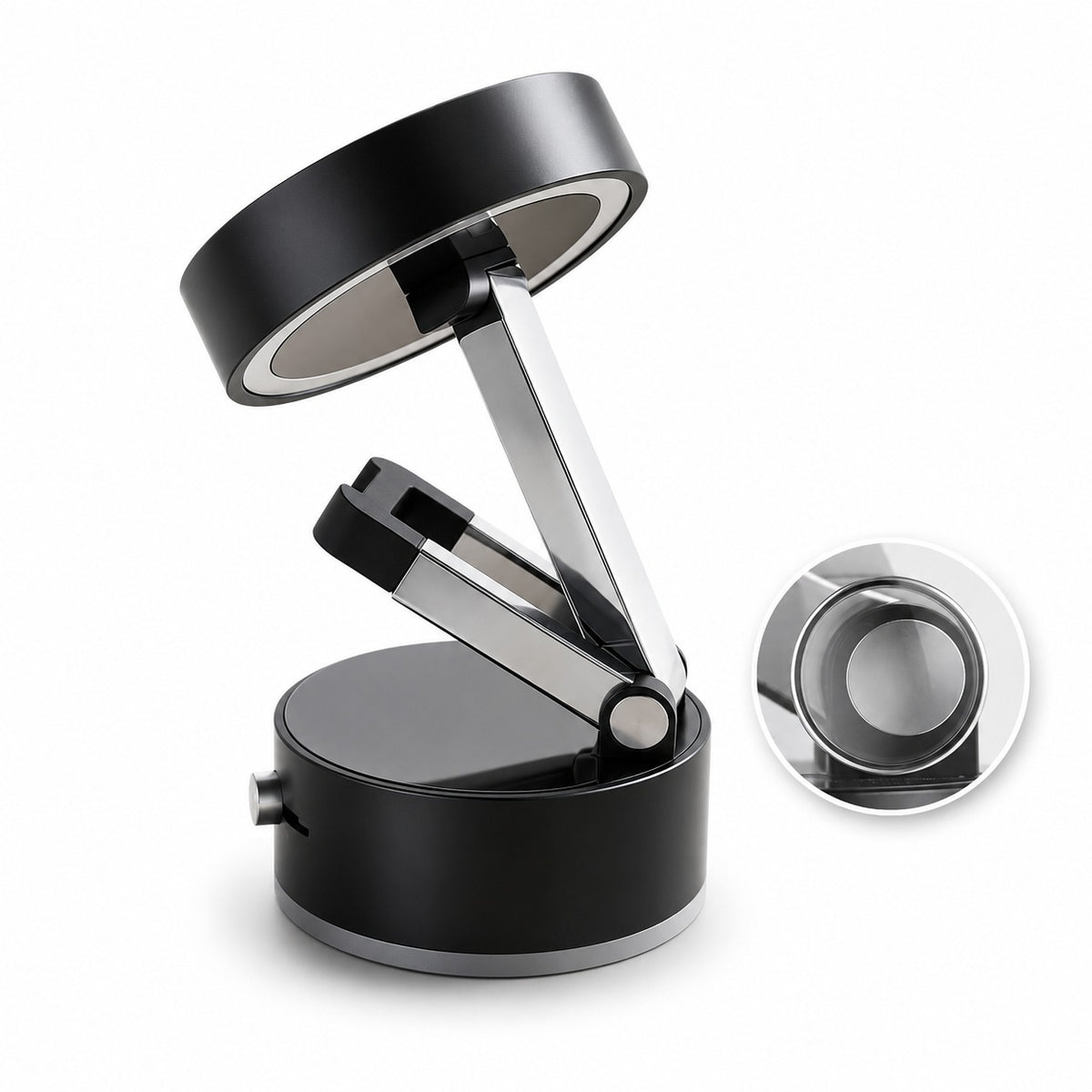 Foldable Magnetic Phone Holder – 360° Rotating Stand
