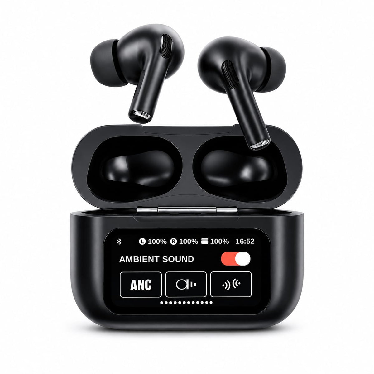 🎧 Smart Touch Screen ANC Wireless Earbuds