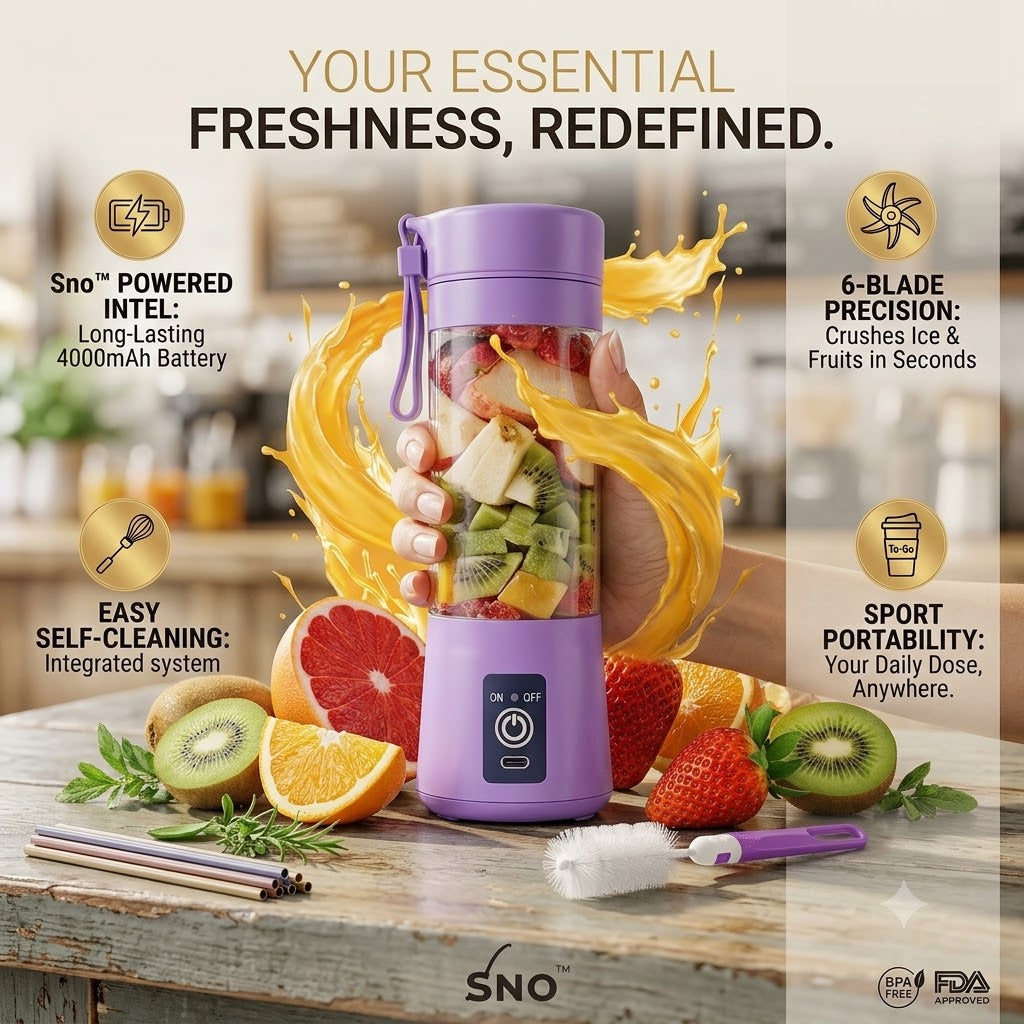 🥤 Portable Electric Juicer & Personal Smoothie Blender