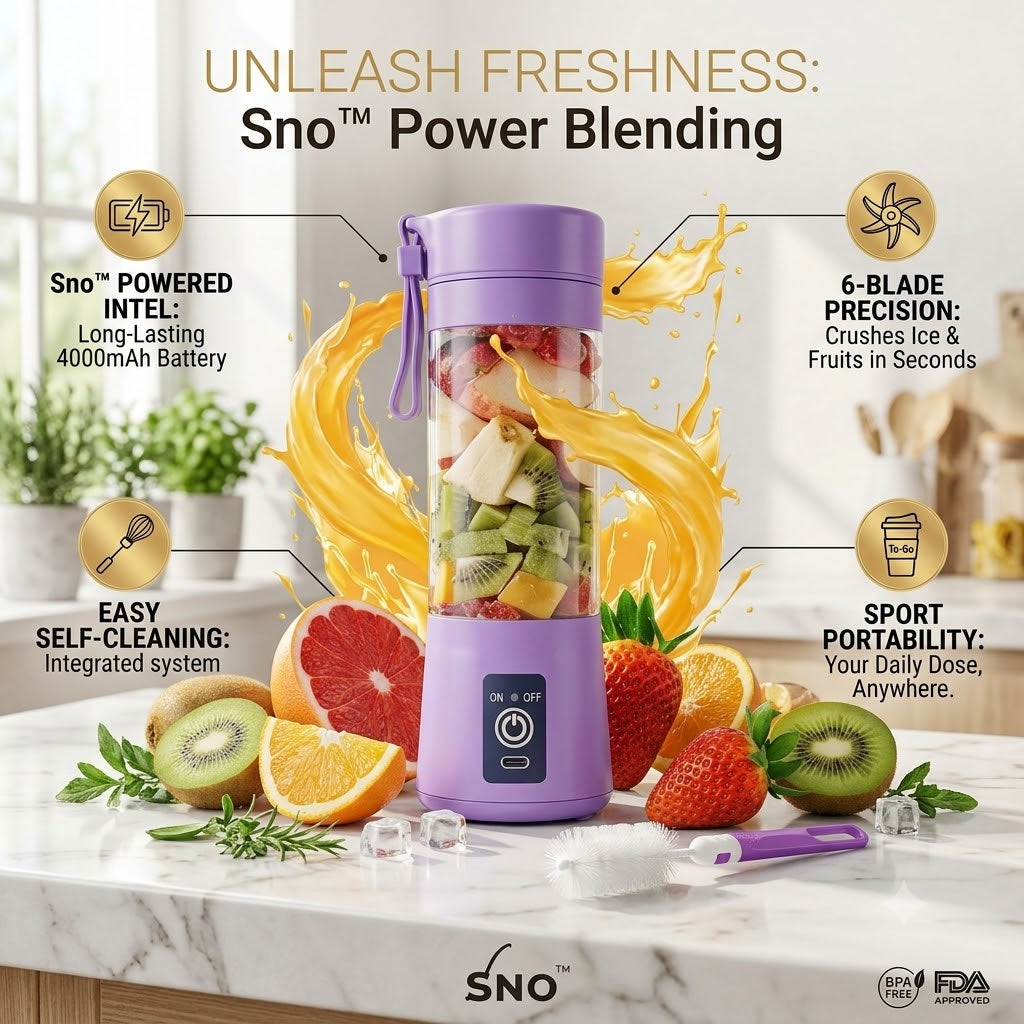 🥤 Portable Electric Juicer & Personal Smoothie Blender
