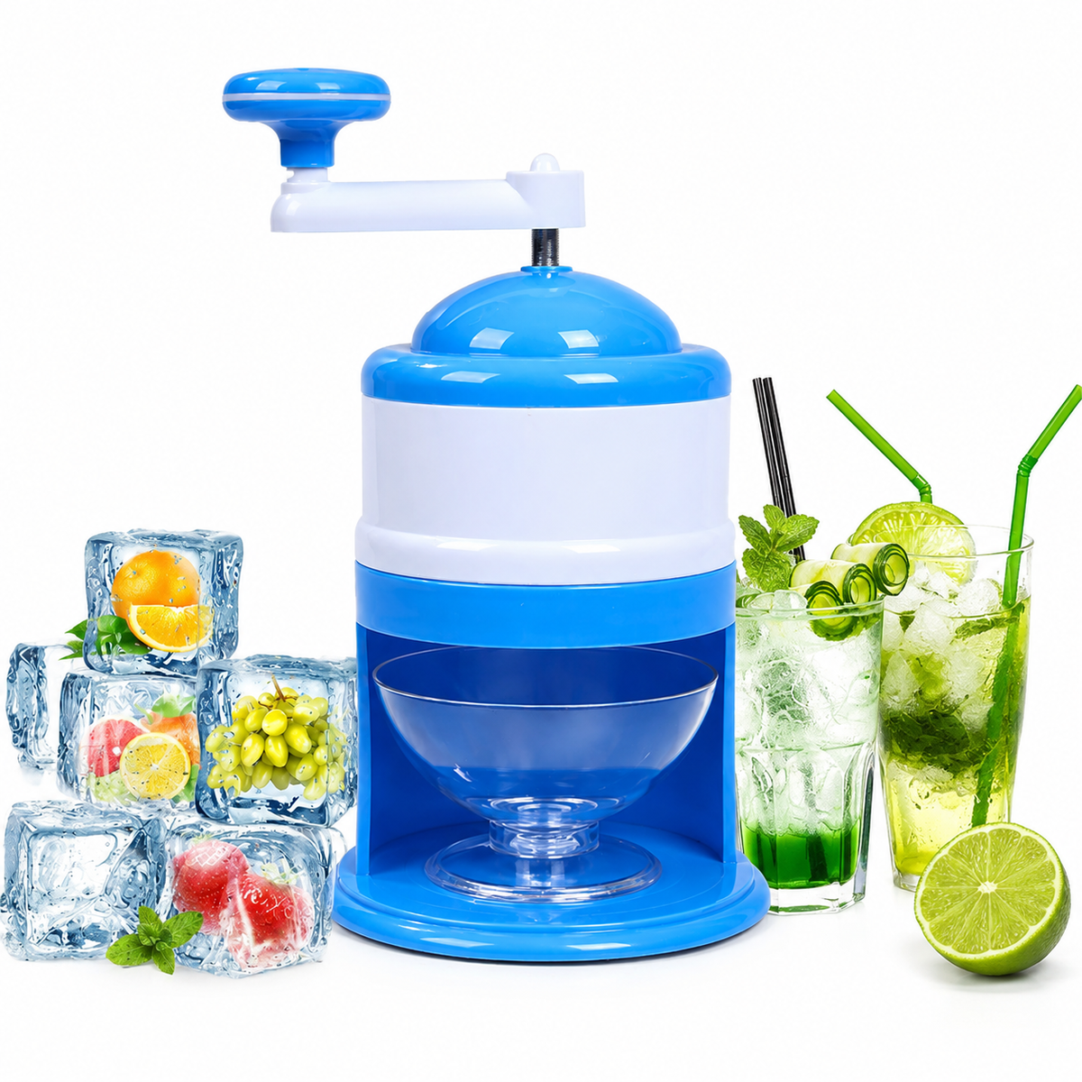🍧 Manual Ice Crusher & Snow Cone Maker