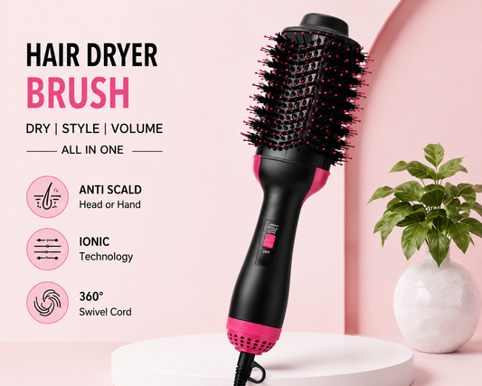 5-in-1 Hot Air Hair Dryer Brush
