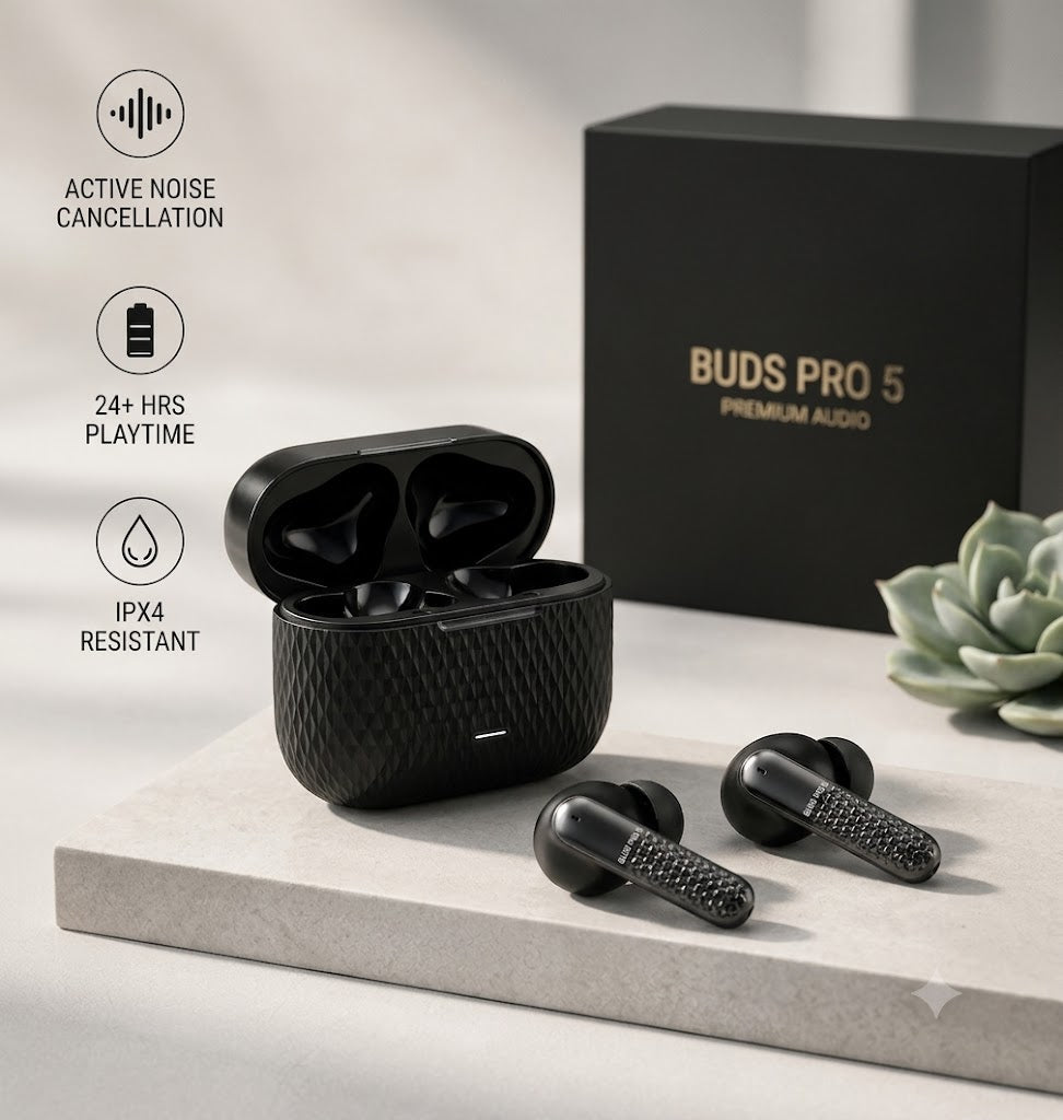 Buds Pro 5 – Premium Wireless Earbuds