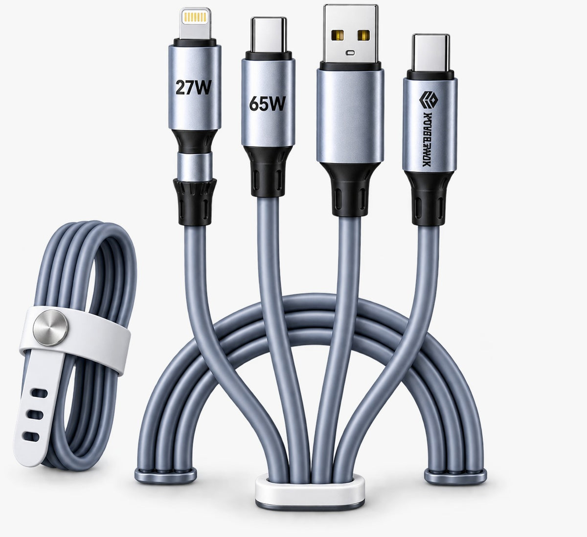 ⚡ Powerlink 4-in-1 Fast Charging Cable (65W Power Delivery)