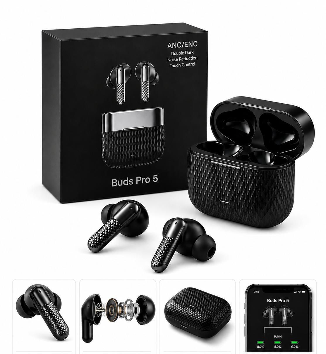 Buds Pro 5 – Premium Wireless Earbuds