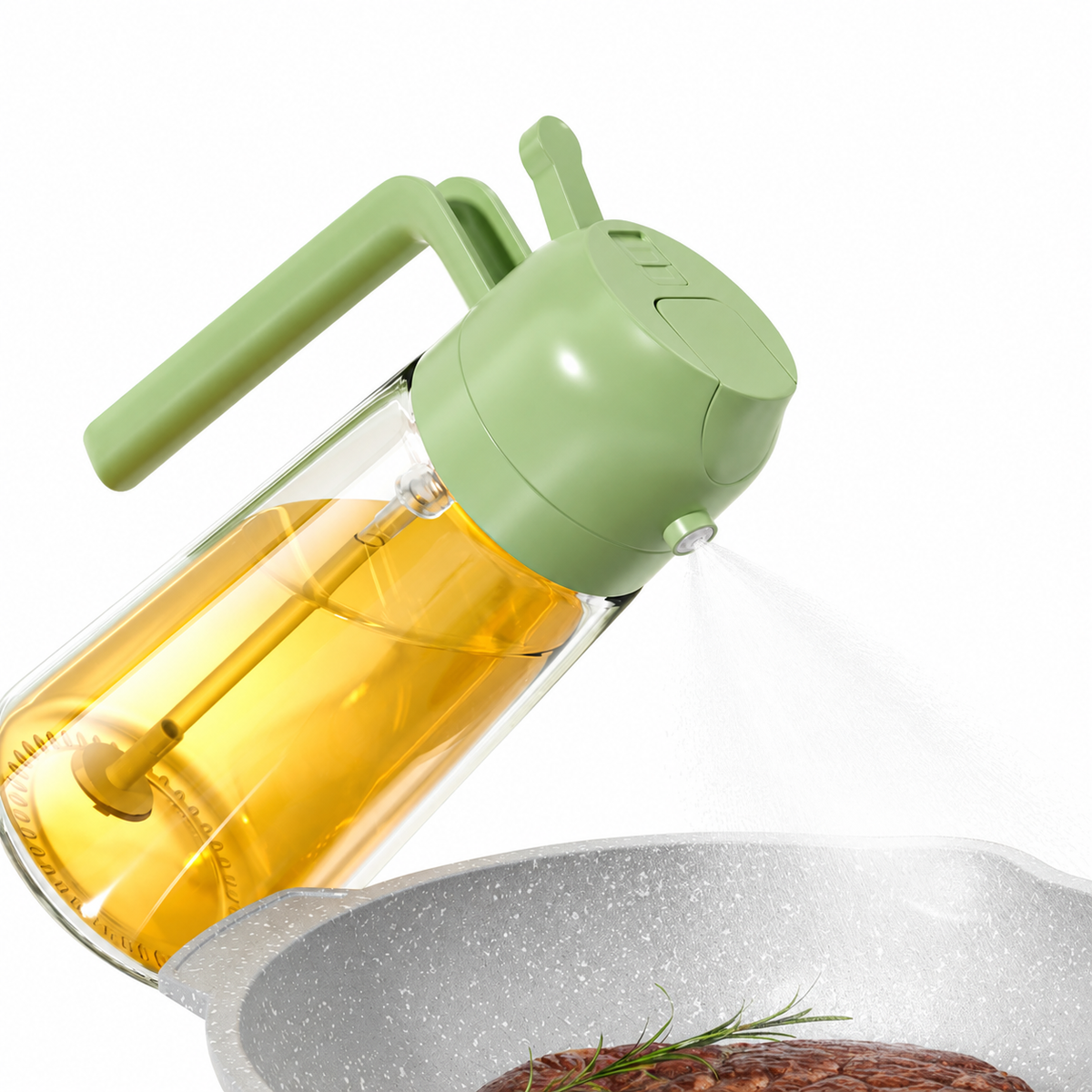 2-In-1 Oil Sprayer Bottle – Smart Kitchen Essential