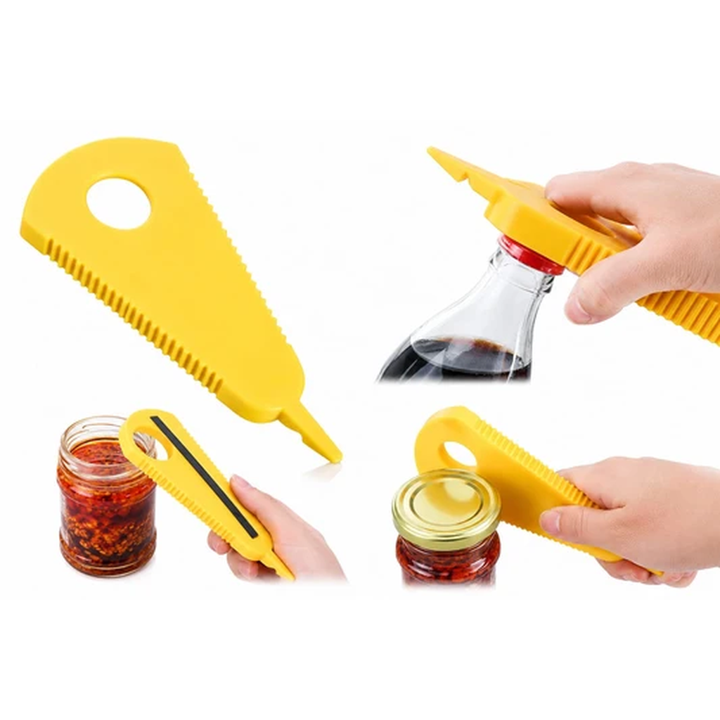 🍾 4-in-1 Multi-Function Jar & Can Opener Tool